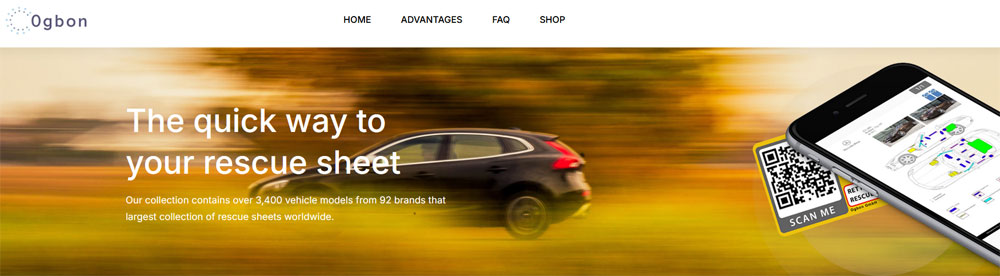 Digitale Rettungskarten Aufkleber